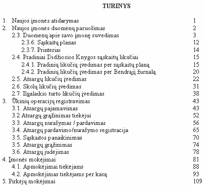 {Turinys}